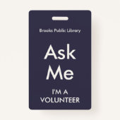 インディゴ頼ブルー・ミー・バッジ バッジ (裏面)