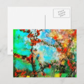 インディゴ、はがき ポストカード (正面/裏面)