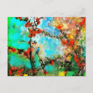 インディゴ、はがき ポストカード