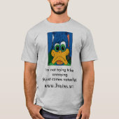 インディゴ-迷惑なティー Tシャツ (正面)