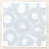 インディジオウォーターカラープリントサークル ガラスコースター (裏面)