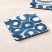 インディジオウォーターカラープリントサークル コースター (左側)