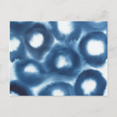 インディジオウォーターカラープリントサークル ポストカード (正面)