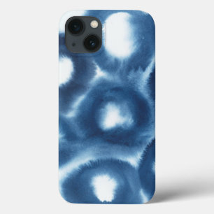 インディジオウォーターカラープリントサークル iPhone 13ケース