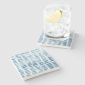 インディジオウォーターカラープリント ストーンコースター (横)