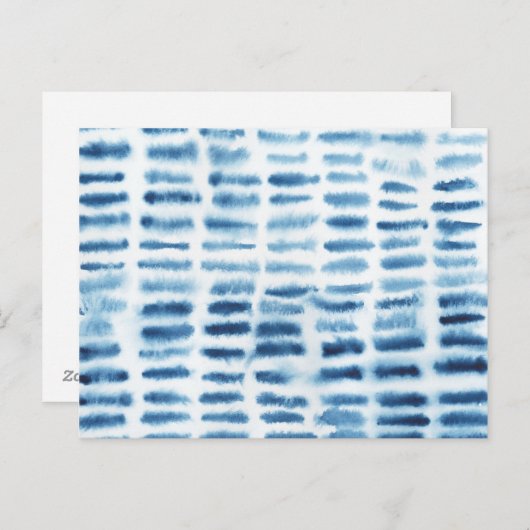 インディジオウォーターカラープリント ポストカード (正面/裏面)