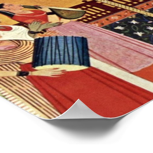 インディス聞シャー・マラー・ウムの音楽に女性 ポスター (角)