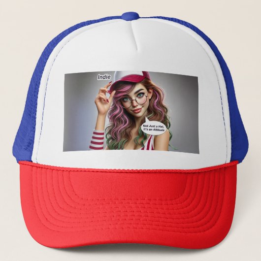 インディトラック帽 キャップ (正面)