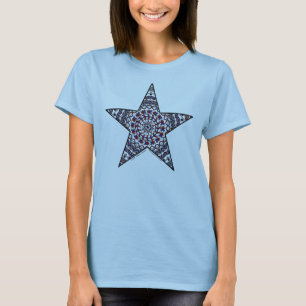 インディペンデンスのスターウィメンズライトシャツ Tシャツ