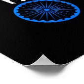 インディペンデンスティランガジャイヒンド国旗の自由の日 ポスター (角)