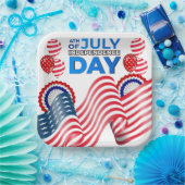 インディペンデンスデイお祝い ペーパープレート (パーティー)