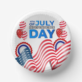 インディペンデンスデイお祝い ペーパーボウル