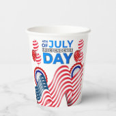 インディペンデンスデイお祝い 紙コップ (裏面)