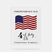 インディペンデンスデイアクリルサイン – アメリカプライド アクリルサイン (正面)