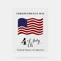 インディペンデンスデイアクリルサイン – アメリカプライド
