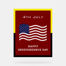 インディペンデンスデイアクリルサイン – アメリカプライド