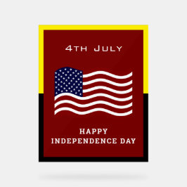 インディペンデンスデイアクリルサイン – アメリカプライド アクリルサイン