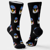 インディペンデンスデイアメリカプライドハングワシ ソックス (傾斜あり)