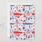 インディペンデンスデイスターサンキューカード 招待状 (裏面)