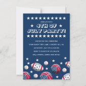 インディペンデンスデイスポーツパーティー 招待状 (正面)