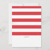 インディペンデンスデイレッド、ホワイト、ブルー招待状 招待状 (裏面)