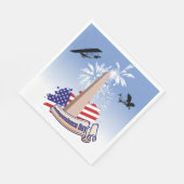 インディペンデンスデイ紙ナプキンス スタンダードランチョンナプキン (角)