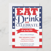 インディペンデンスデイBBQ招待状