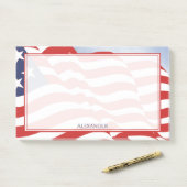 インディペンデンスデーアメリカ国旗イラストレーション ポストイット (デスク)