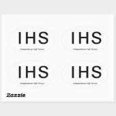 インディペンデンスハイスクール*lユーロスタイルシール 楕円形シール (シート)