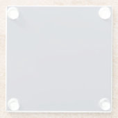 インディペンデンスブルースクエアガラスコースター ガラスコースター (裏面)