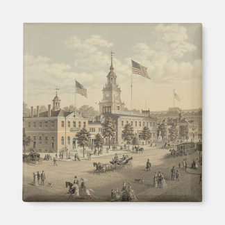 インディペンデンスホールフィラデルフィア1876 2インチマグネット マグネット