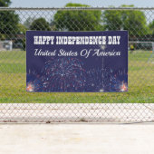 インディペンデンス・デイ・パーソナライズされた花火大会 横断幕 (インサイチュ)