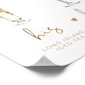 インディボヘミアのシグネチャー結婚ドリンクのバーポスター ポスター (角)