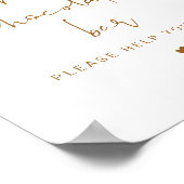 インディボホテラコッタホットチョコレートバーサイン ポスター (角)