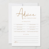 インディボホベイビーシャワーアドバイス&予測カード 招待状 (正面)