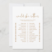 インディボホー彼女はむしろブライダルゲーム 招待状 (正面)