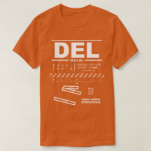 インディラ国際的ガンディ空港DEL Tシャツ