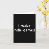 インディーゲーム開発者 ビデオゲーム開発者 カード (黄色い花)