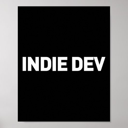 インディーゲーム開発者 ポスター (正面)