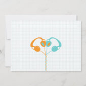 インディーズ・ミックステープ・ウェディング（オレンジ／スカイ） 結婚式場 保存日 セーブザデート (裏面)