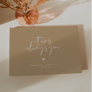 インディーボヘミアンのアーストーンカラー結婚式ゲストブック ゲストブック