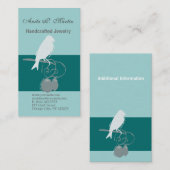 インディ手作りジュエリーデザイナービーズアーティスト 名刺 (正面/裏面)