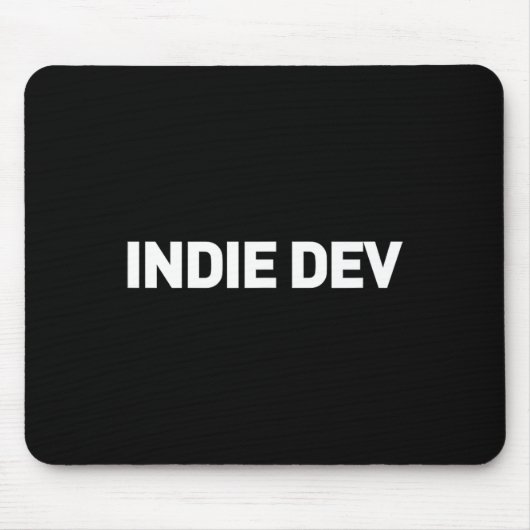 インディ開発 – ビデオゲーム開発者インディゲーム開発 マウスパッド (正面)