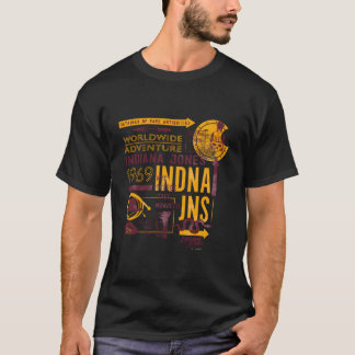 インディ・ジョーンズと運命のダイヤル　ワールドワイド広告 Tシャツ