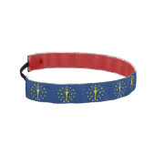 インデスリップまたは滑ることィアナ州旗を持つノンヘッドバンド アスレチックヘッドバンド (左)