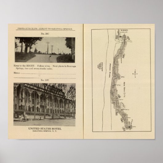 インデックスの地図ニューヨーク ポスター (正面)