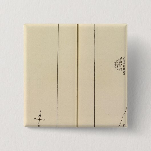 インデックスマップウェストチェスター郡ニューヨーク 缶バッジ (正面)