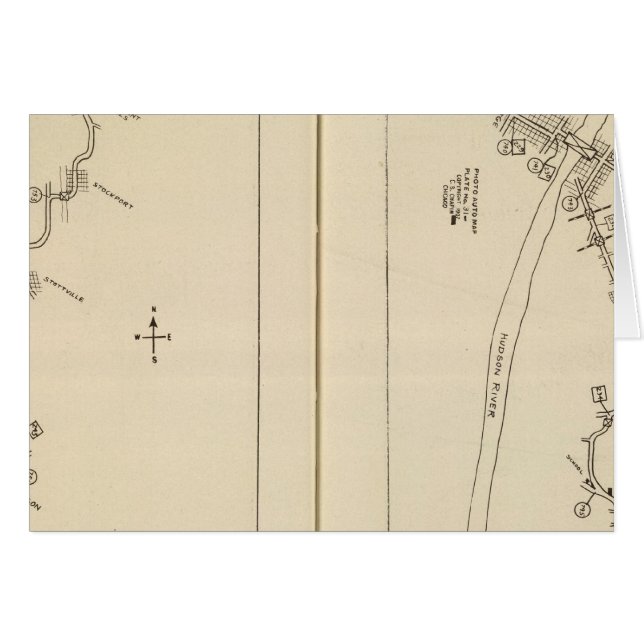 インデックス地図Columbia County Rensselaer County NY (正面横)