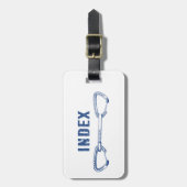 インデックス登山Quickdraw ラゲッジタグ (正面縦)