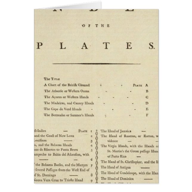 インデックス西インドアトラス (正面)